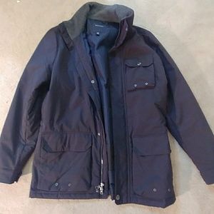 Nautical navy blue winter coat Size Large